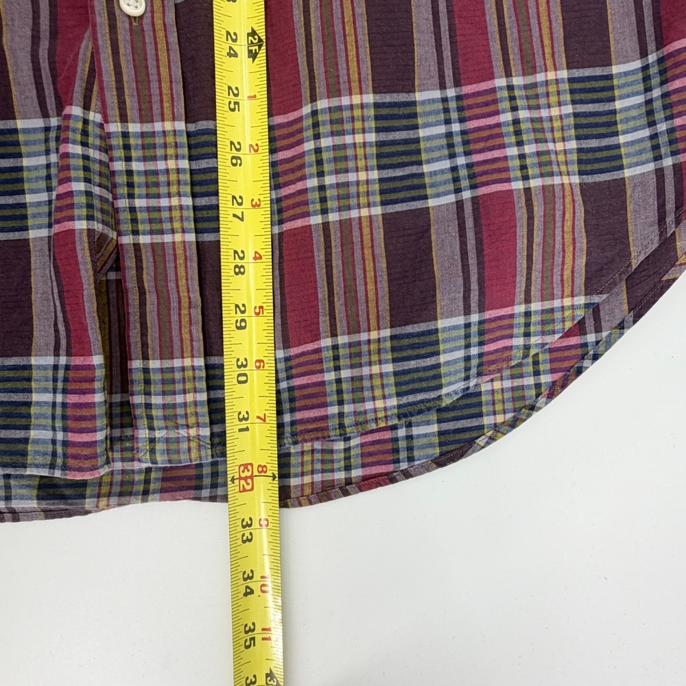Ralph Lauren Button Down Shirt Mens XL Multicolor Plaid Classic Fit Short Sleeve - Picture 6 of 6